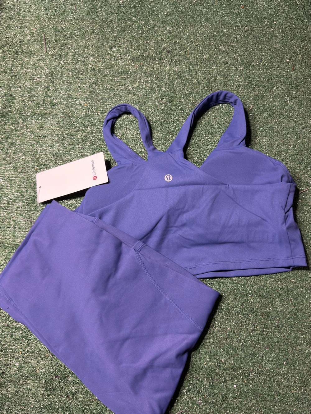 lululemon athletica Purple Active Sports Bra and Skirt Set